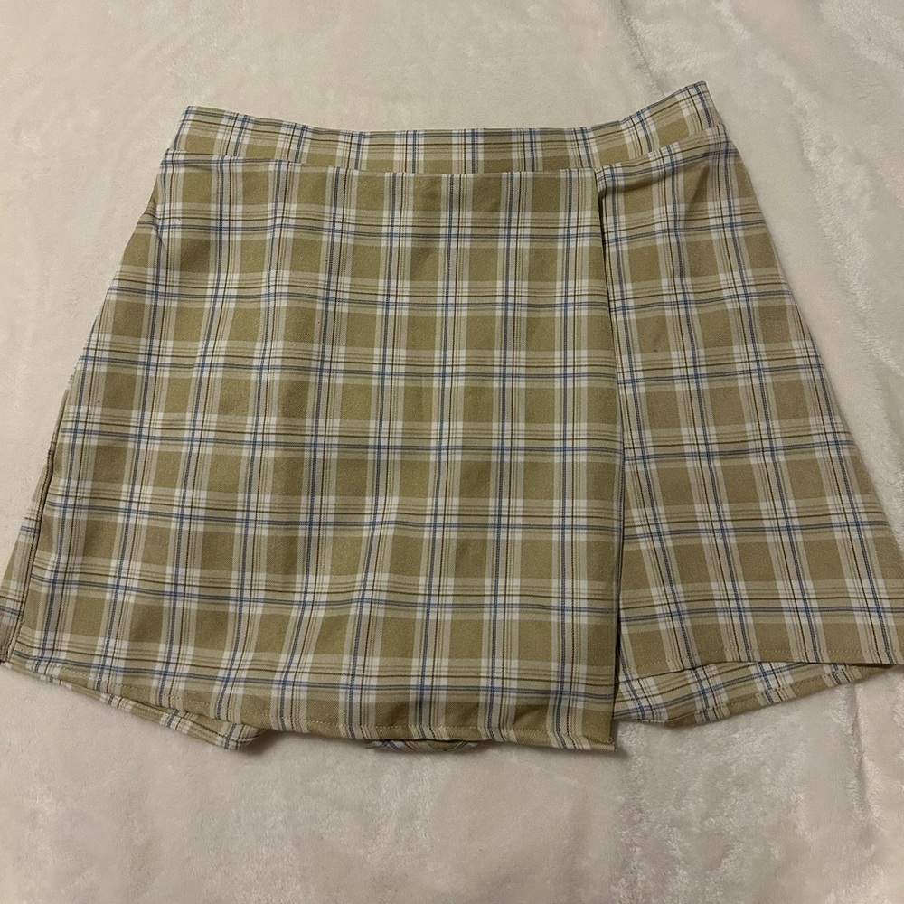 Plaid skort
